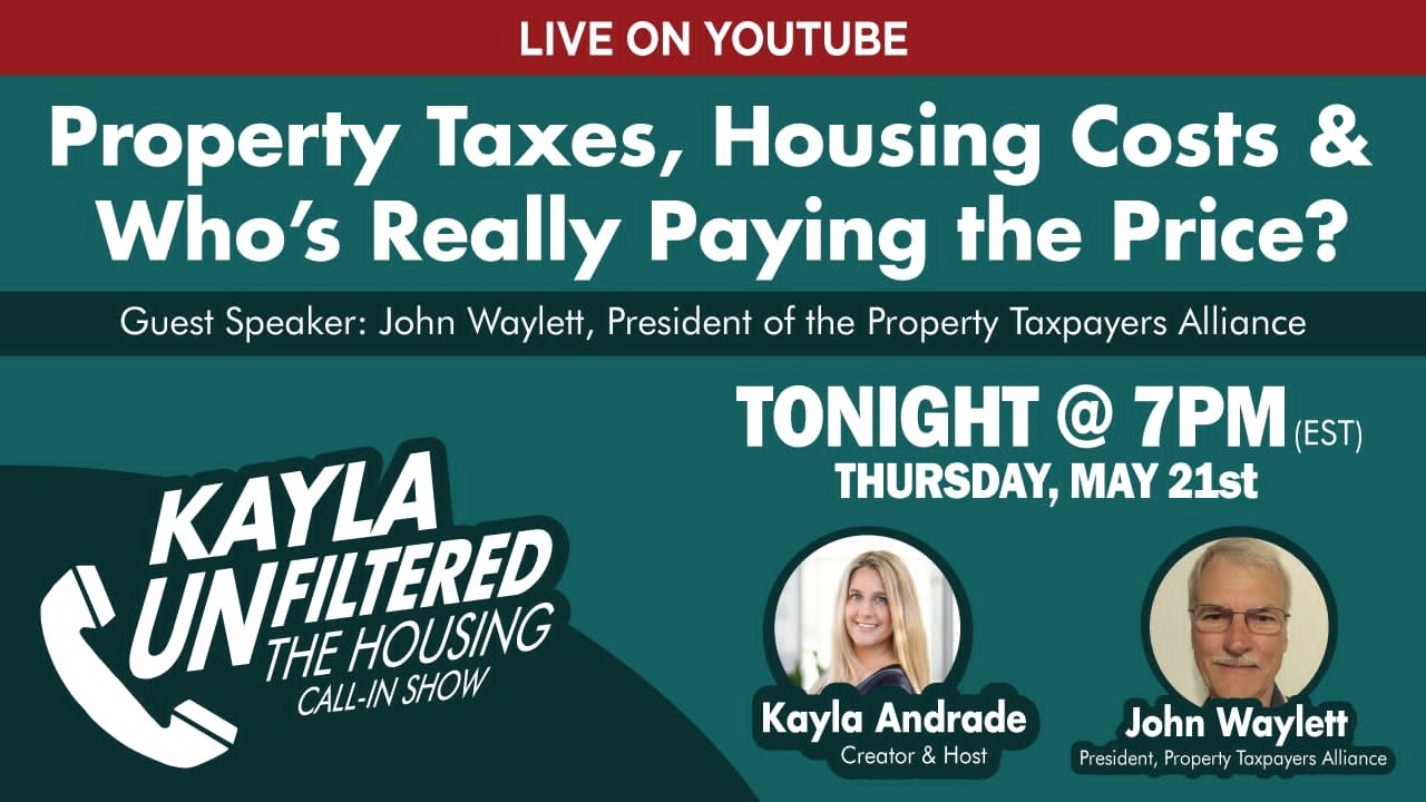 Ontario Landlords Watch interviews John Waylett of the Property Taxpayers Alliance 5:00 minute mark